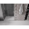 Mexen Velar, posuvné dvere do otvoru 100x200 cm, 8mm číre sklo, chrómový profil, 871-100-000-01-01