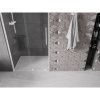 Mexen Velar, posuvné dvere do otvoru 110x200 cm, 8mm číre sklo, biely profil, 871-110-000-01-20