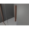 Mexen Velar, posuvné dvere do otvoru 130x200 cm, 8mm číre sklo, medená matná, 871-130-000-01-65