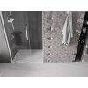 Mexen Velar, posuvné dvere do otvoru 85x200 cm, 8mm číre sklo, biely profil, 871-085-000-01-20