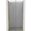 Mexen Velar, posuvné dvere do otvoru 85x200 cm, 8mm číre sklo, zlatý lesklý profil, 871-085-000-01-50