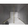Mexen Velar, posuvné dvere do otvoru 70x200 cm, 8mm číre sklo, zlatý matný profil, 871-070-000-01-55
