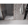 Mexen Velar, posuvné dvere do otvoru 75x200 cm, 8mm číre sklo, ružové zlato profil, 871-075-000-01-60