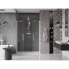 Mexen Velar Duo, posuvné dvere do otvoru 140x200 cm, 8mm číre sklo, biela, 871-140-000-02-20