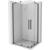 Mexen Velar Duo, sprchový kút s posuvnými dverami 90(dvere) x 80(dvere) cm, 8mm číre sklo, grafitový profil, 871-090-080-02-66