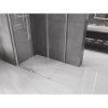 Mexen Velar, sprchový kút s posuvnými dverami 100(dvere) x 110(stena) cm, 8mm číre sklo, chrómový profil, 871-100-110-01-01