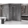 Mexen Velar, sprchový kút s posuvnými dverami 100(dvere) x 110(stena) cm, 8mm číre sklo, chrómový profil, 871-100-110-01-01