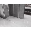 Mexen Velar, sprchový kút s posuvnými dverami 120(dvere) x 110(stena) cm, 8mm číre sklo, biela, 871-120-110-01-20