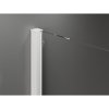 Mexen Velar, sprchový kút s posuvnými dverami 120(dvere) x 110(stena) cm, 8mm číre sklo, biela, 871-120-110-01-20