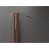 Mexen Velar, sprchový kút s posuvnými dverami 100(dvere) x 120(stena) cm, 8mm číre sklo, ružové zlato, 871-100-120-01-60