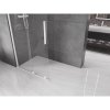 Mexen Velar, posuvné dvere do otvoru typ Walk-In 120 cm, 8mm číre sklo, biela, 871-120-000-03-20