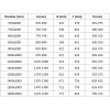 Mexen Velar, posuvné dvere do otvoru typ Walk-In 75 cm, 8mm číre sklo, zlatá matná, 871-075-000-03-55