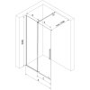 Mexen Velar, posuvné dvere do otvoru typ Walk-In 80 cm, 8mm číre sklo, grafitová matná, 871-080-000-03-66