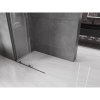 Mexen Velar, posuvné dvere do otvoru typ Walk-In 80 cm, 8mm číre sklo, grafitová matná, 871-080-000-03-66