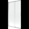 Mexen Fox, 2-krídlová vaňová zástena 100x150 cm, 5mm číre sklo, chrómový profil, 891-100-002-01-00