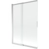 Mexen Fox, 2-krídlová vaňová zástena 120x150 cm, 5mm číre sklo, chrómový profil, 891-120-002-01-00