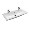 Mereo, Siena, kúpeľňová skrinka s umývadlom z liateho mramoru 101 cm, pre 2 batérie, MER-CN432M2