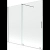 Mexen Velar, 2-krídlová posuvná vaňová zástena 170 x 150 cm, 8mm číre sklo, chrómový profil, 896-170-000-01-01