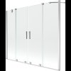 Mexen Velar Duo, 2-krídlová posuvná vaňová zástena 170 x 150 cm, 8mm číre sklo, chrómový profil, 896-170-000-02-01