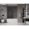 Mexen Velar Duo, 2-krídlová posuvná vaňová zástena 160 x 150 cm, 8mm číre sklo, medený matný profil, 896-160-000-02-65