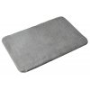 Gedy, FUZZY kúpeľňová predložka, 50x80 cm, 100% polyester, protisklz, sivá, 96FY508008