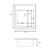 zlewozmywak FERRUM NEW 4050 DRAWING