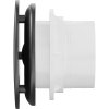 Mexen AXR 100, kúpeľňový ventilátor s časovačom, priemer 100 mm, čierna matná, W9602-100T-70