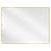 Mexen Loft, obdĺžnikové kúpeľňové zrkadlo 80 x 60 cm, farba rámu zlatá lesklá, 9852-080-060-000-50