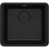 Deante Momi, 1-komorový granitový drez 500x450x230 mm s úsporným sifónom, čierna matná, DEA-ZKM_N10A