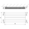 Mexen, Panelový radiátor Mexen Line CL22 400 x 500 mm, bočné pripojenie, 569 W, biely - W422L-040-050-00