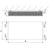 Mexen, Mexen Flat CF33 panelový radiátor 400 x 600 mm, bočné pripojenie, 949 W, biely - W433F-040-060-00