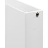 Mexen, Mexen Flat CVF33 panelový radiátor 500 x 800 mm, spodné pripojenie, 1521 W, biely - W633F-050-080-00