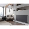 Mexen, Mexen Flat CF21 panelový radiátor 900 x 600 mm, bočné pripojenie, 954 W, antracit - W421F-090-060-66