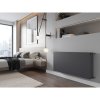 Mexen, Mexen Flat CF33 panelový radiátor 600 x 1800 mm, bočné pripojenie, 3961 W, antracit - W433F-060-180-66