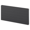 Mexen, panelový radiátor Mexen Line CL21 500 x 1800 mm, bočné pripojenie, 1815 W, antracit - W421L-050-180-66