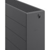 Mexen, panelový radiátor Mexen Line CL33 900 x 800 mm, bočné pripojenie, 2401 W, antracit - W433L-090-080-66