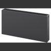 Mexen, Mexen Flat CVF33 panelový radiátor 400 x 400 mm, spodné pripojenie, 633 W, antracit - W633F-040-040-66