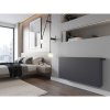 Mexen, Mexen Flat CVF33 panelový radiátor 900 x 400 mm, spodné pripojenie, 1200 W, antracit - W633F-090-040-66