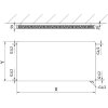 Mexen, Plochý panelový radiátor Mexen CVF11 500 x 700 mm, spodné pripojenie, 478 W, čierny - W611F-050-070-70