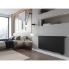 Mexen, Plochý panelový radiátor Mexen CVF21 600 x 600 mm, spodné pripojenie, 726 W, čierny - W621F-060-060-70