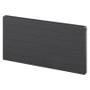 Mexen, Panelový radiátor Mexen Line CVL21 600 x 600 mm, spodné pripojenie, 726 W, antracit - W621L-060-060-66