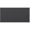 Mexen, Panelový radiátor Mexen Line CVL21 600 x 600 mm, spodné pripojenie, 726 W, antracit - W621L-060-060-66