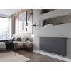Mexen, Panelový radiátor Mexen Line CVL21 900 x 600 mm, spodné pripojenie, 954 W, antracit - W621L-090-060-66