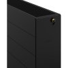 Mexen Line CVL33, panelový radiátor 600 x 600 mm, spodné pripojenie, 1320 W, čierna, W633L-060-060-70