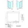 Polysan, DEEP sprchová bočná stena 900 x 1500 mm, číre sklo, MD3315