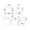 16239 12 3 kuchynsky drez blanco subline 400 u technicky list