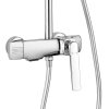 Rea Rebel, sprchový-vaňový set s dažďovou a ručnou sprchovou hlavicou, chrómová, REA-P2415