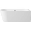 Deante Silia, voľne stojaca rohová vaňa ku stene 150x75 cm, pravá, biela lesklá, DEA-KDS_015P