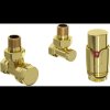 Mexen G00, uhlový ventil G 1/2" s termostatickou hlavicou M30x1,5 mm, zlatá lesklá, W901-900-50