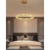 Toolight, LED krištáľová lampa 42W APP1064-1CP, zlatá, OSW-00676